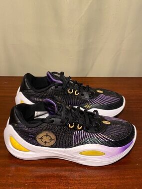 Rigorer Austin Reaves AR1 “Showtime” Basketball Gym Shoes Lakers Purple BlK 6.5